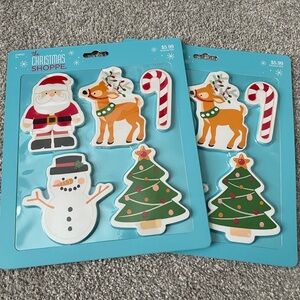 5 for $10🟢 Two Pack Foam Christmas Bath Toy Set. 5 Pieces in each package. NWT.